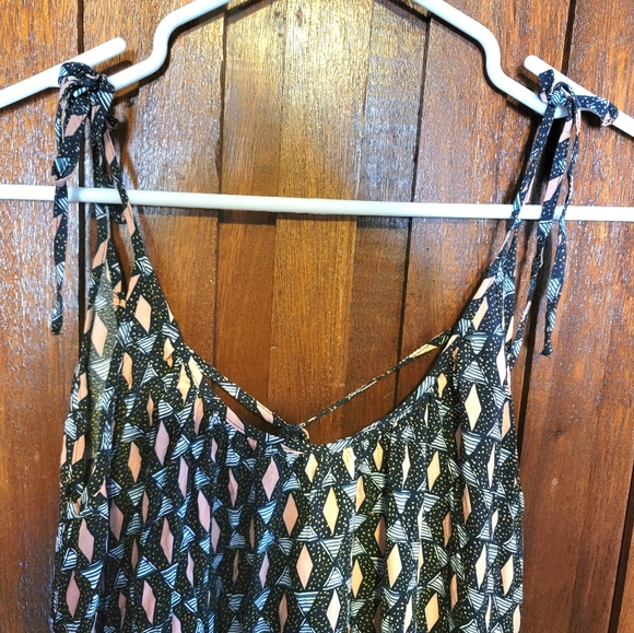 Womens midi length fun print dress,multi colors,size 4,H&M - Picture 4 of 5